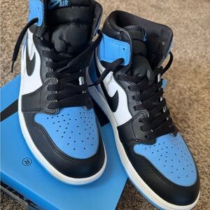 Nike Air Jordan High Top Sneakers - Black and Blue